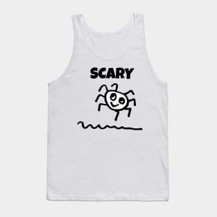 Cute Scary Spider Tank Top